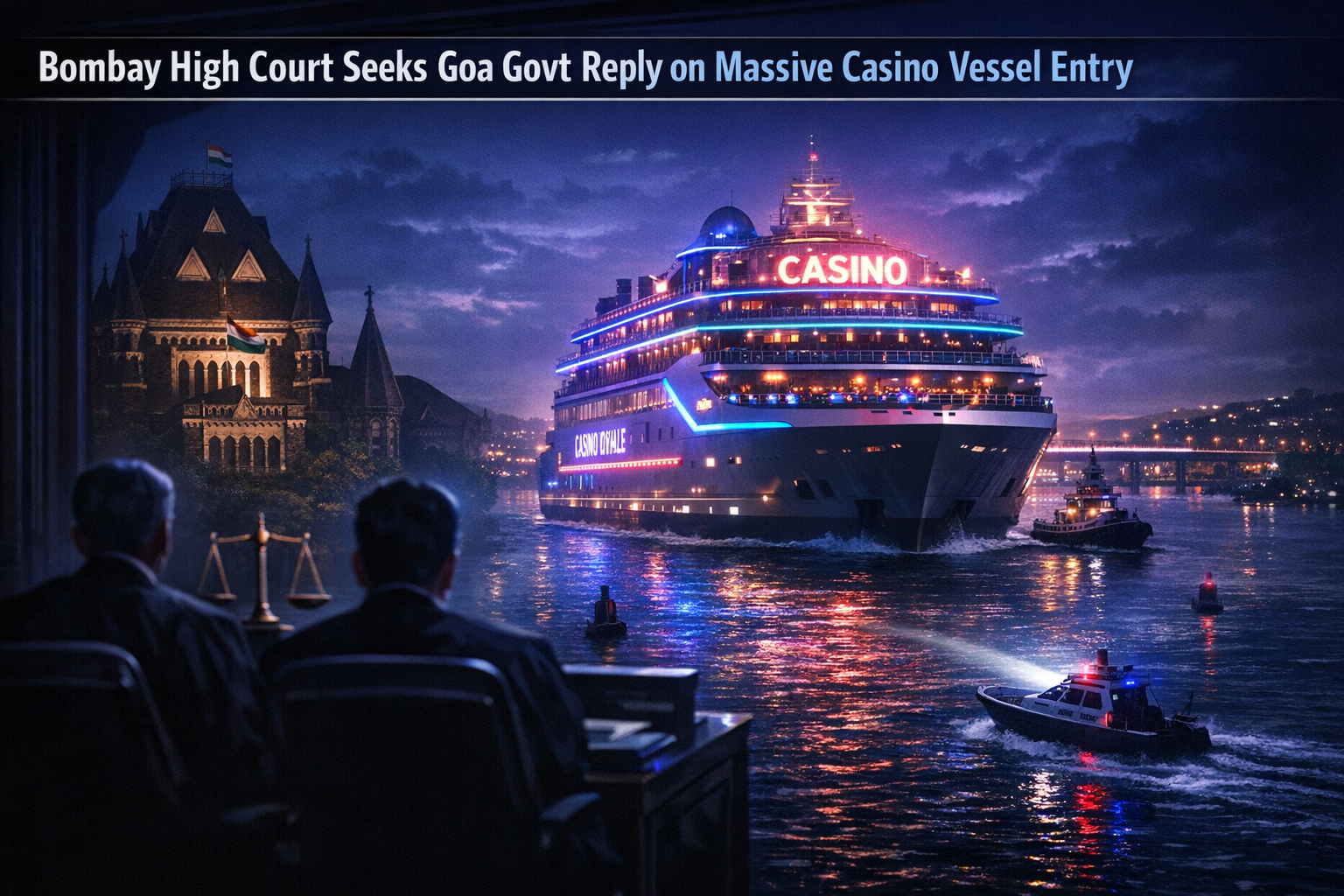 Bombay High Court Seeks Goa Government Reply on Massive Casino Vessel Entry